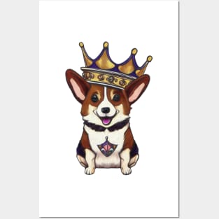 Royal Corgi Artwork Posters and Art